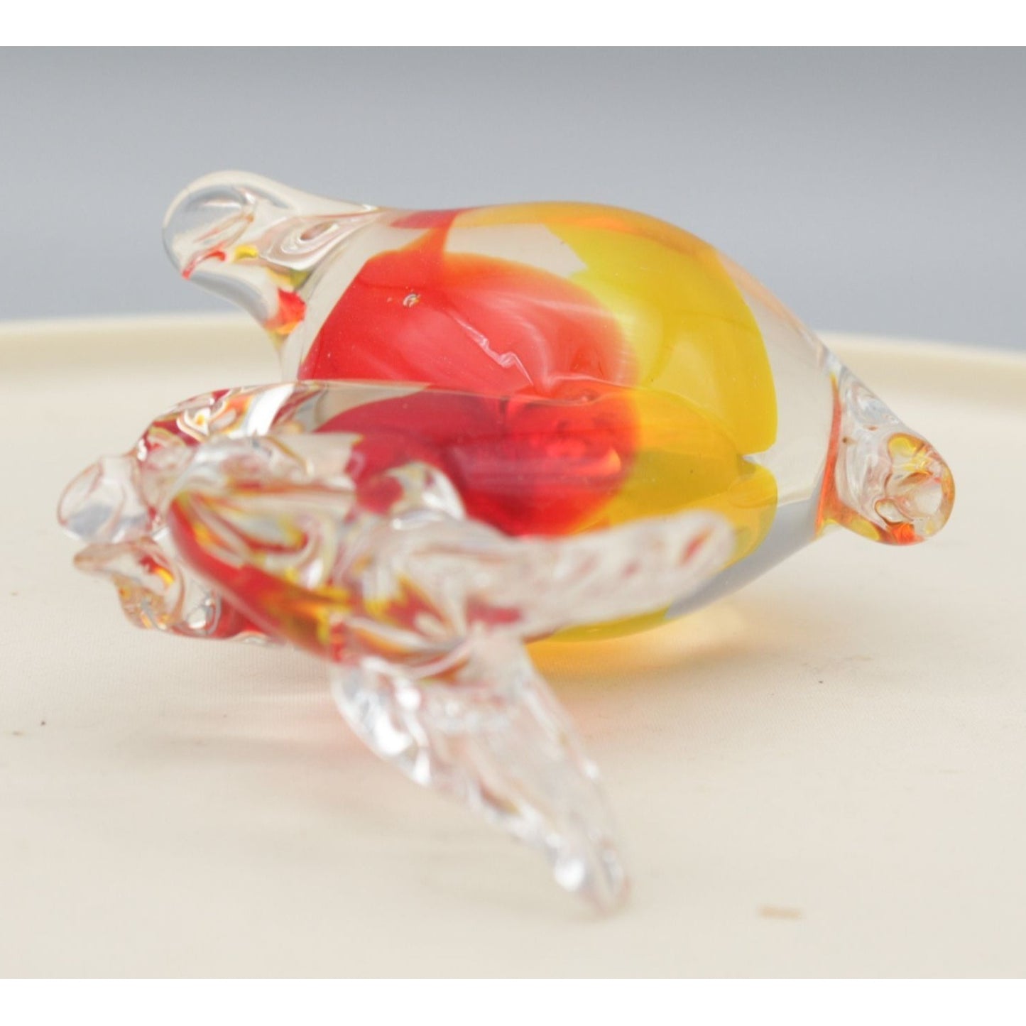 Vintage Murano Italy Glass Hand Blown Rabbit 4" Figurine