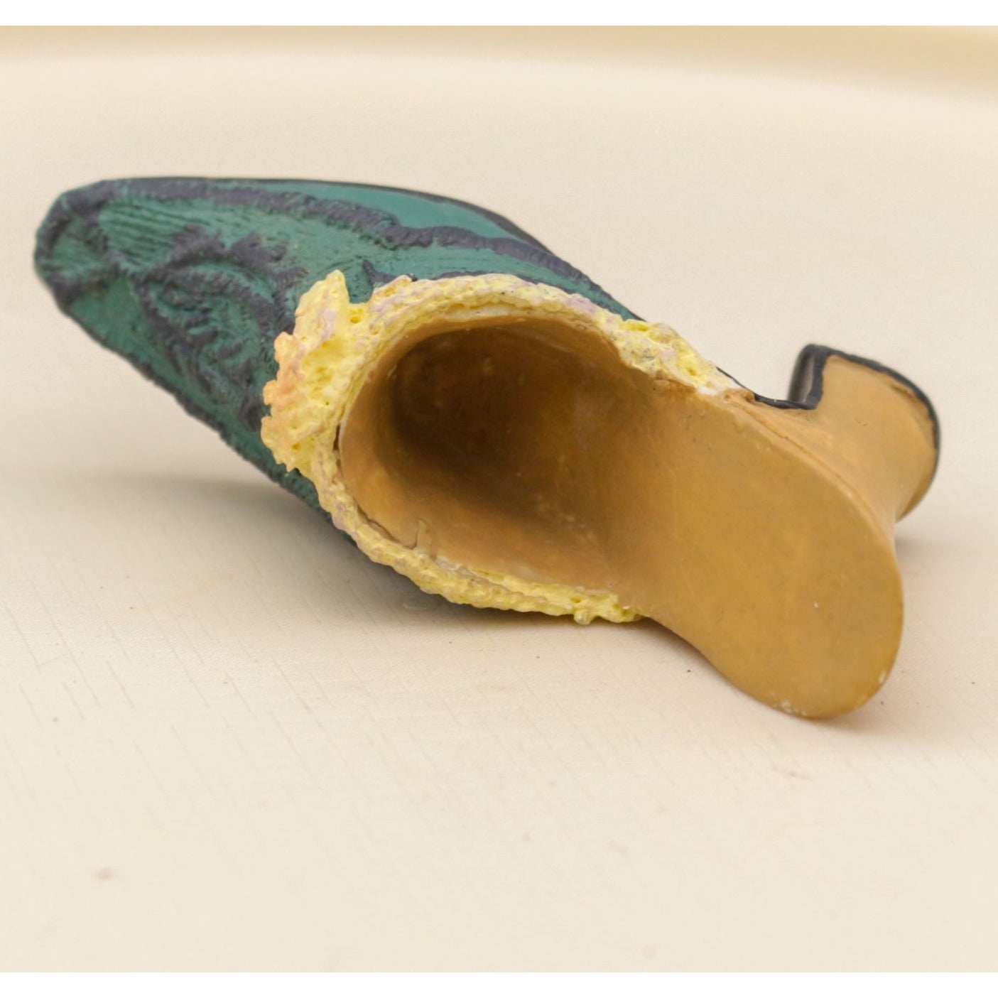 Miniature Shoe Figurine Resin Heel Slip On
