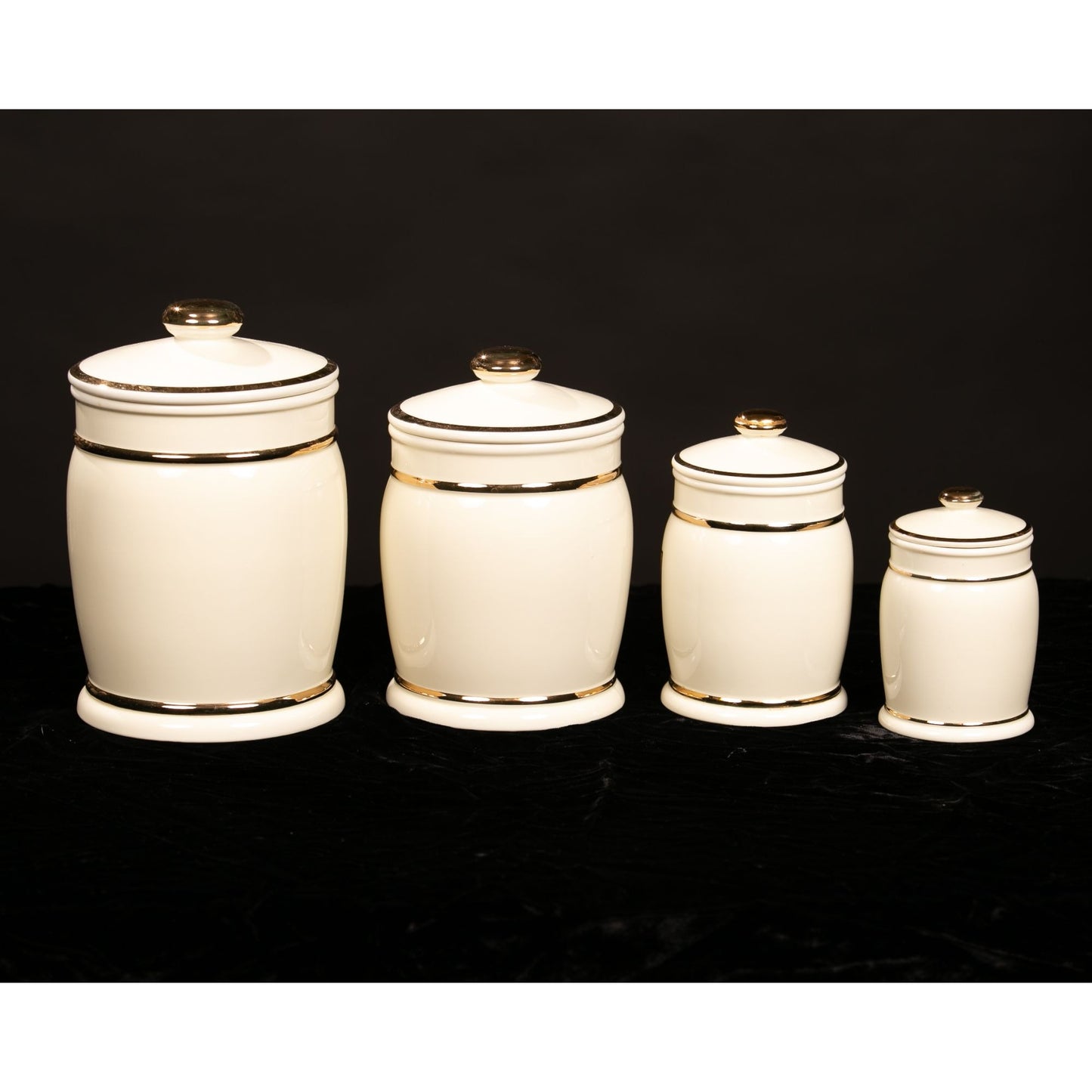 Vintage 1993 Danbury Mint MJ Hummel Canister Set of 4