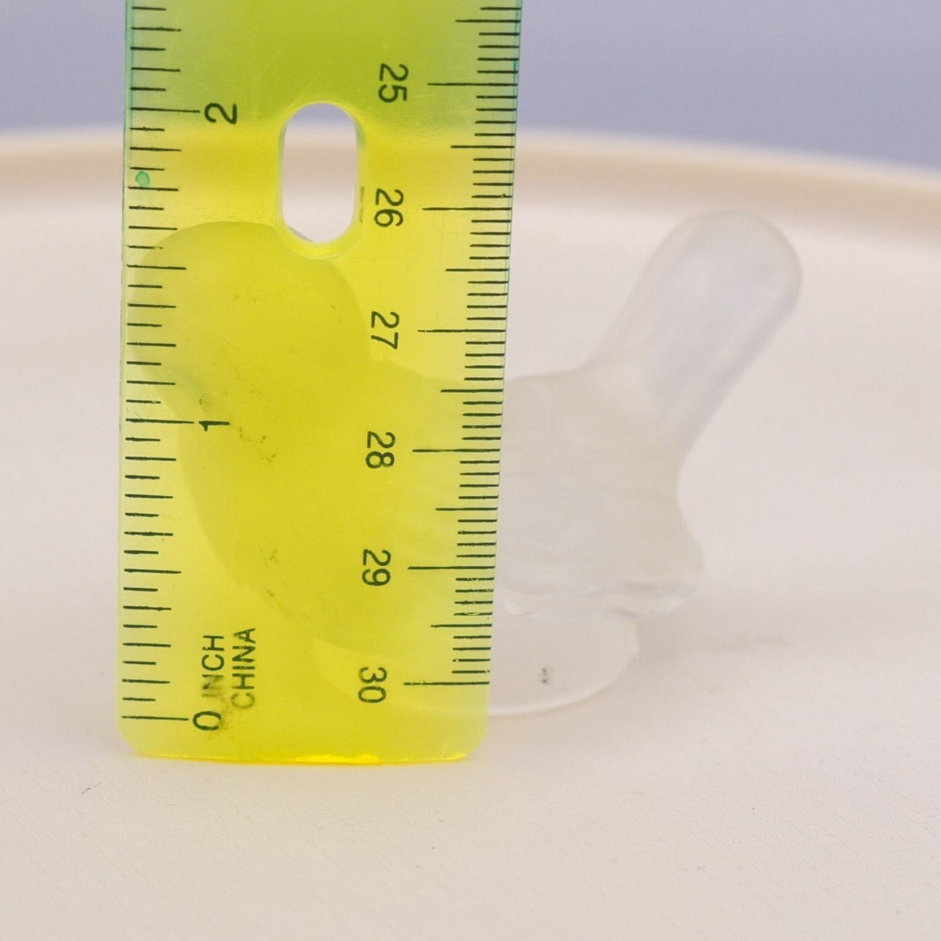 Vintage Miniature Frosted Glass Bird Candle Holder