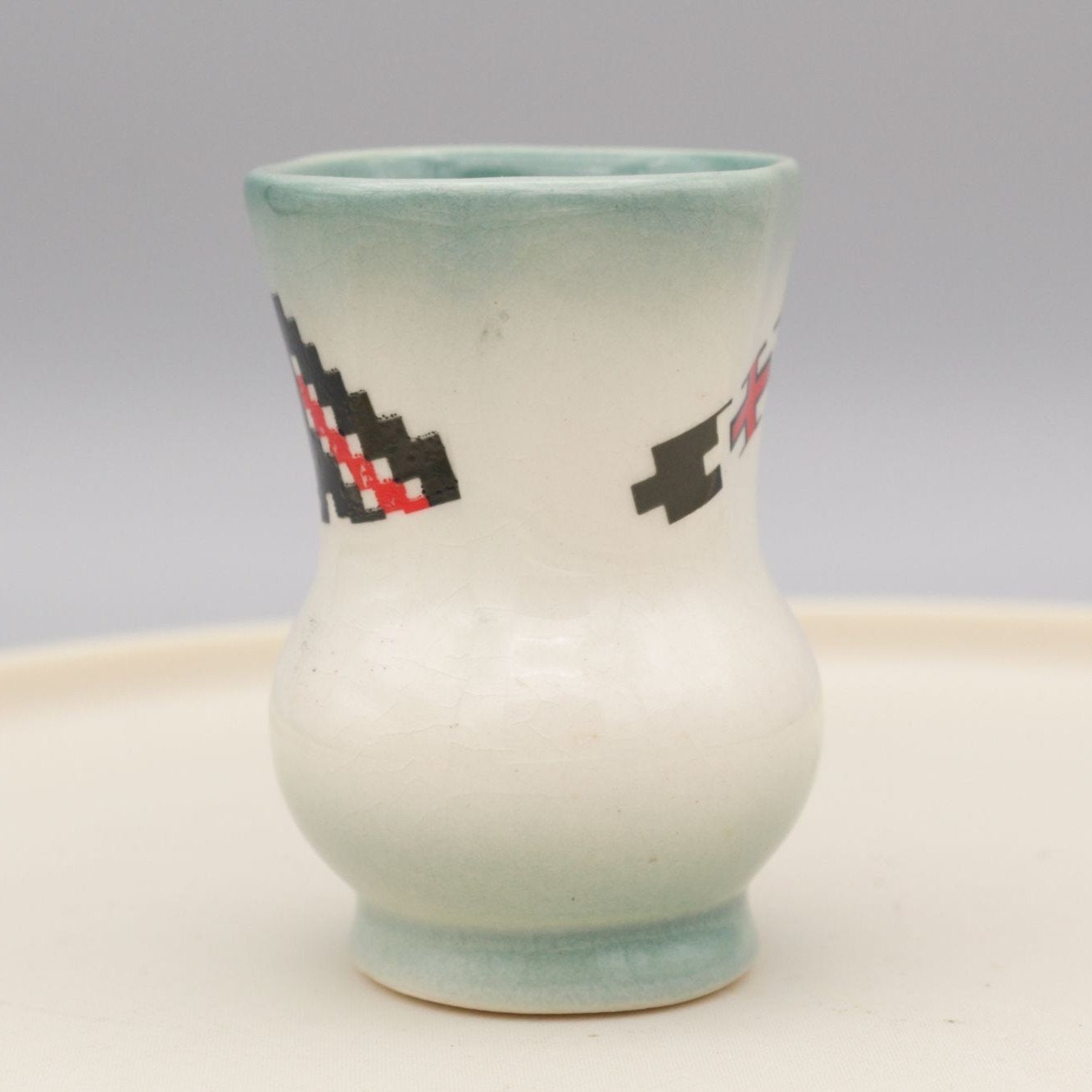 Vintage Skender's Butte, Montana Native American Made Toothpick Holder