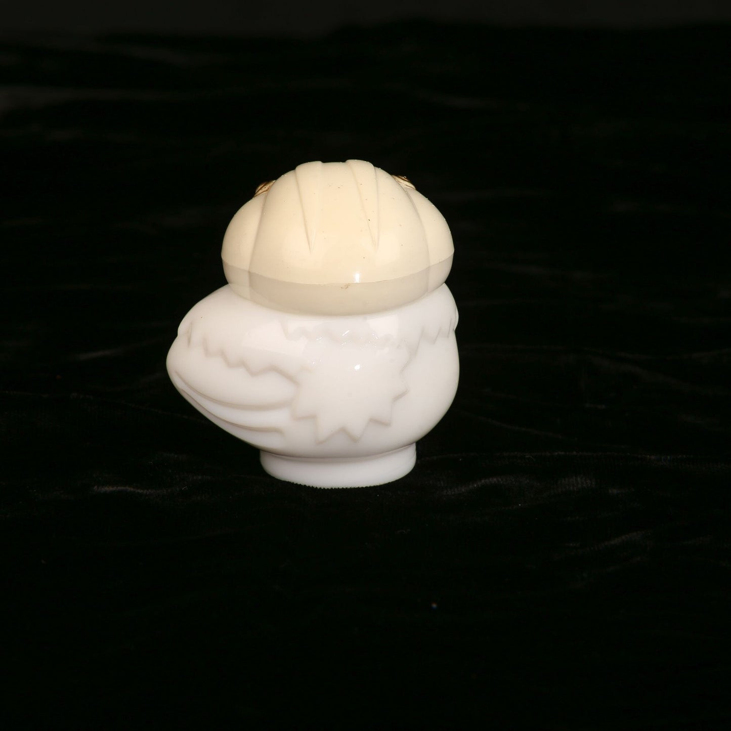 Vintage Avon Milk Glass Bird Perfume Bottle