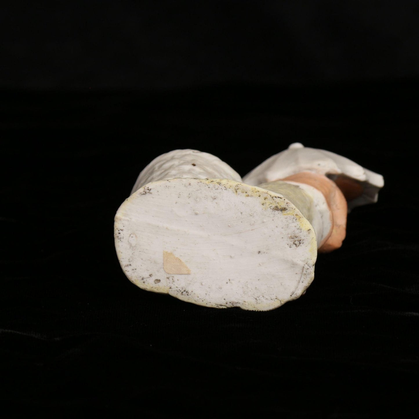 Antique Victorian 1800s Bisque Porcelain Toothpick/Match Holder