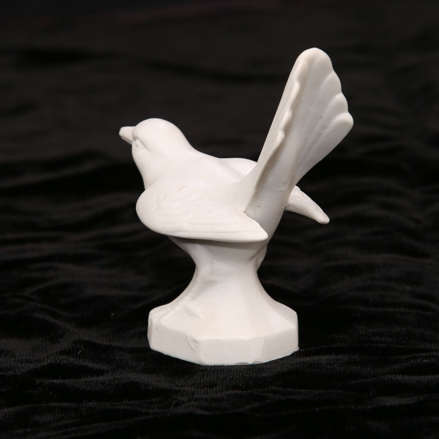Vintage Gerald Porzellan Unpainted Bird Figurine Bavaria West Germany Porcelain