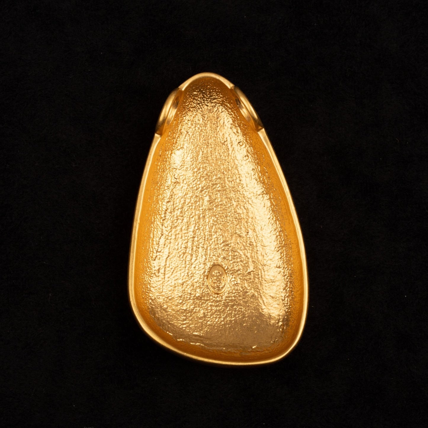 Signed Premier Matte Gold Toned Pendant
