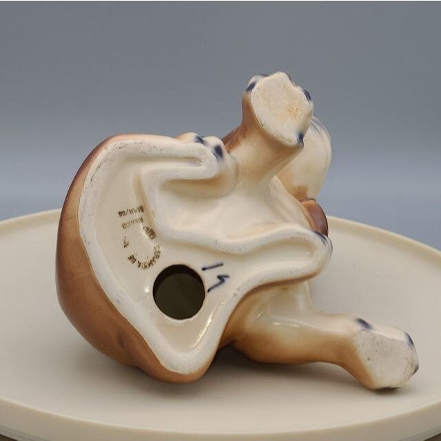 Vintage Mexican Ceramics Hound Puppy Figurine 1988
