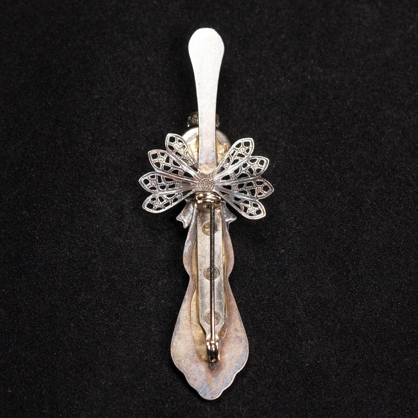 Vintage Artisan Made Angel Brooch