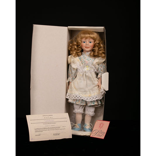 Vintage 90s Danbury Mint Goldilocks Porcelain Doll As Is