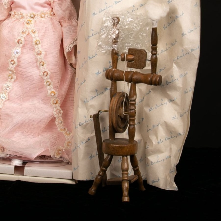 Vintage 1990s Danbury Mint Sleeping Beauty Porcelain Doll New in Box