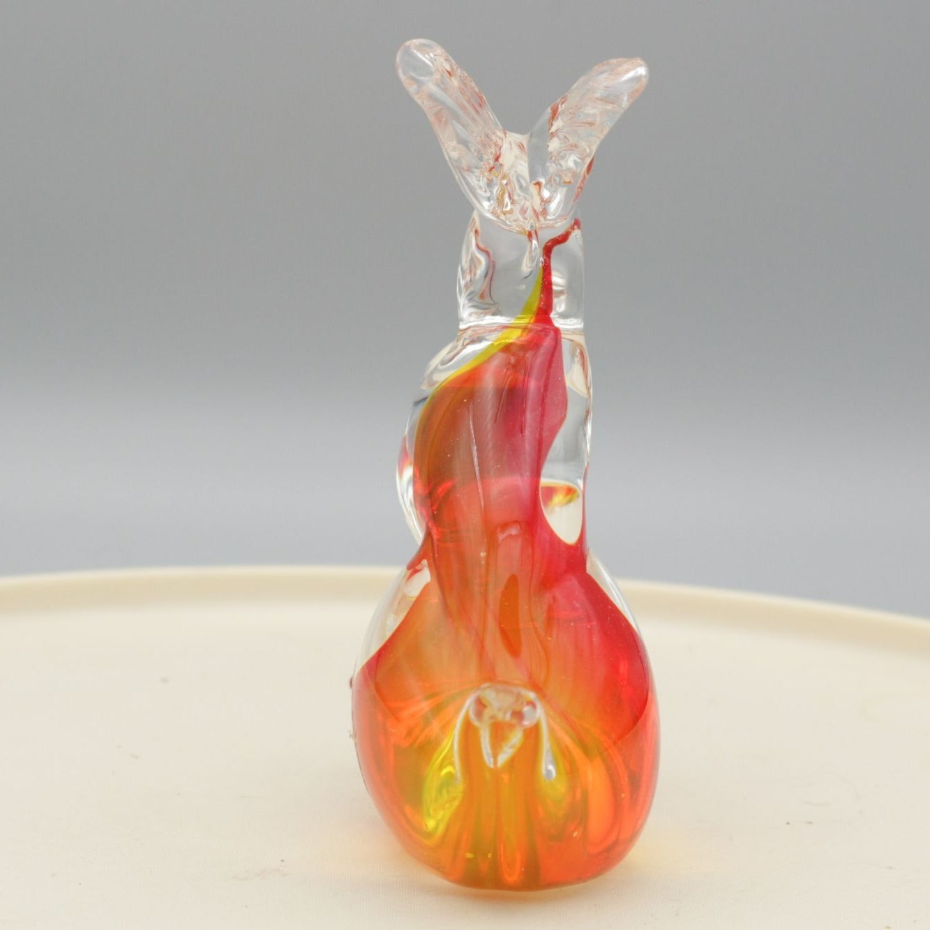 Vintage Murano Italy Glass Hand Blown Rabbit 4" Figurine