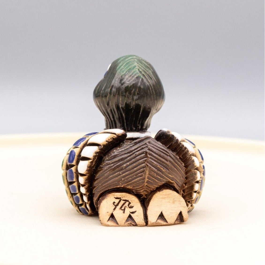 Vintage 1979 Artesania Rinconada Duck Figurine Signed