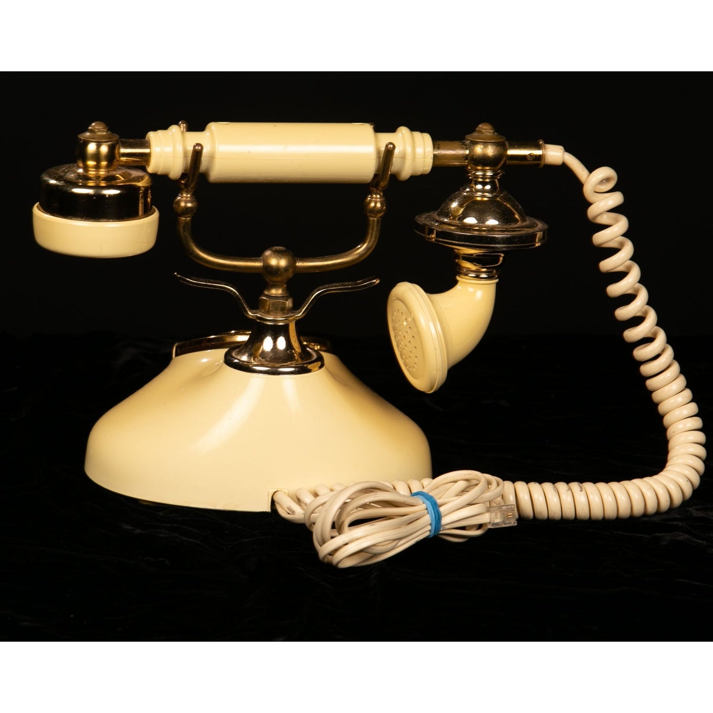 Vintage 1979 Rotary Phone Made in Korea Yellow Pillow Talk Model