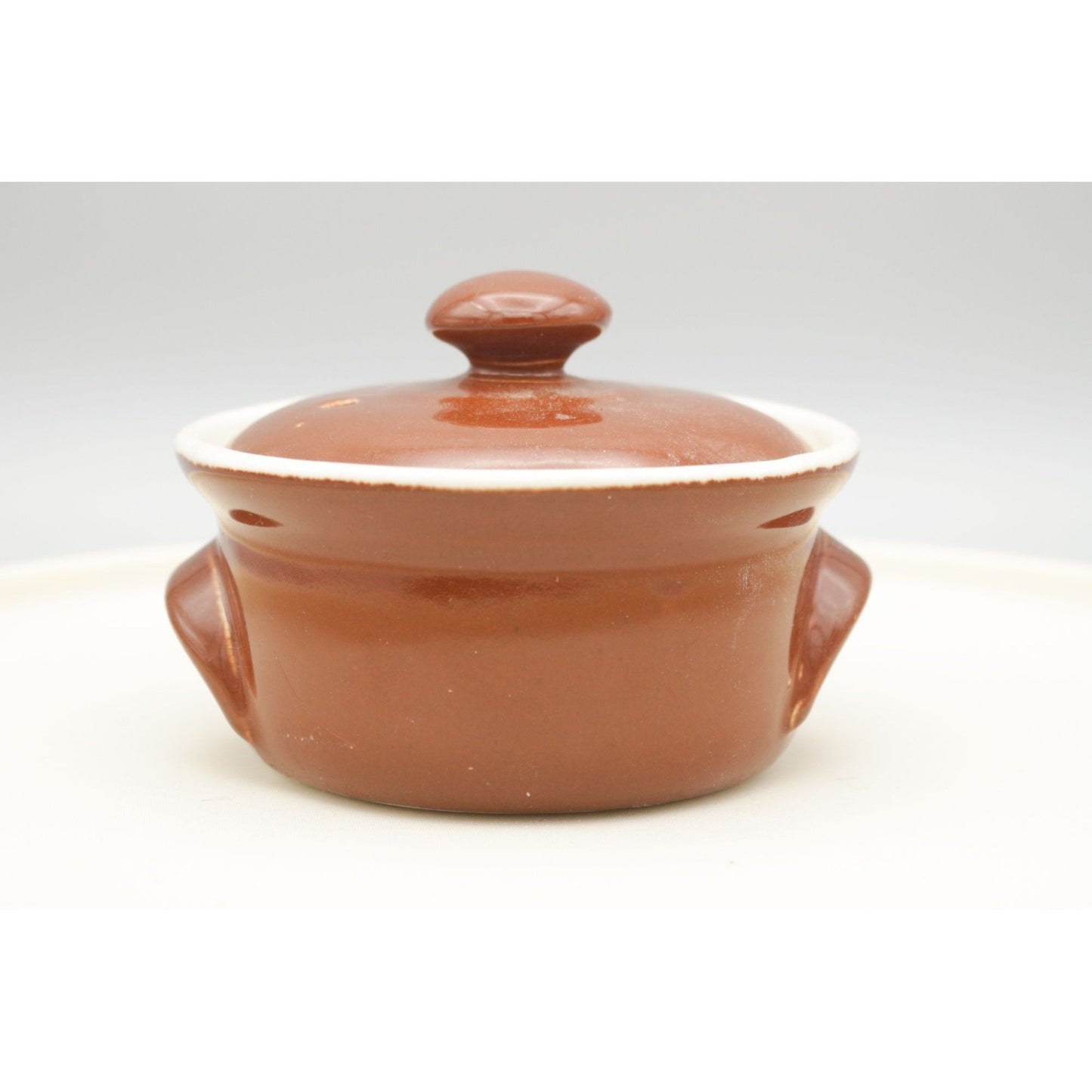 Vintage Hall USA Mini Single Serve Crock Casserole Covered Dish