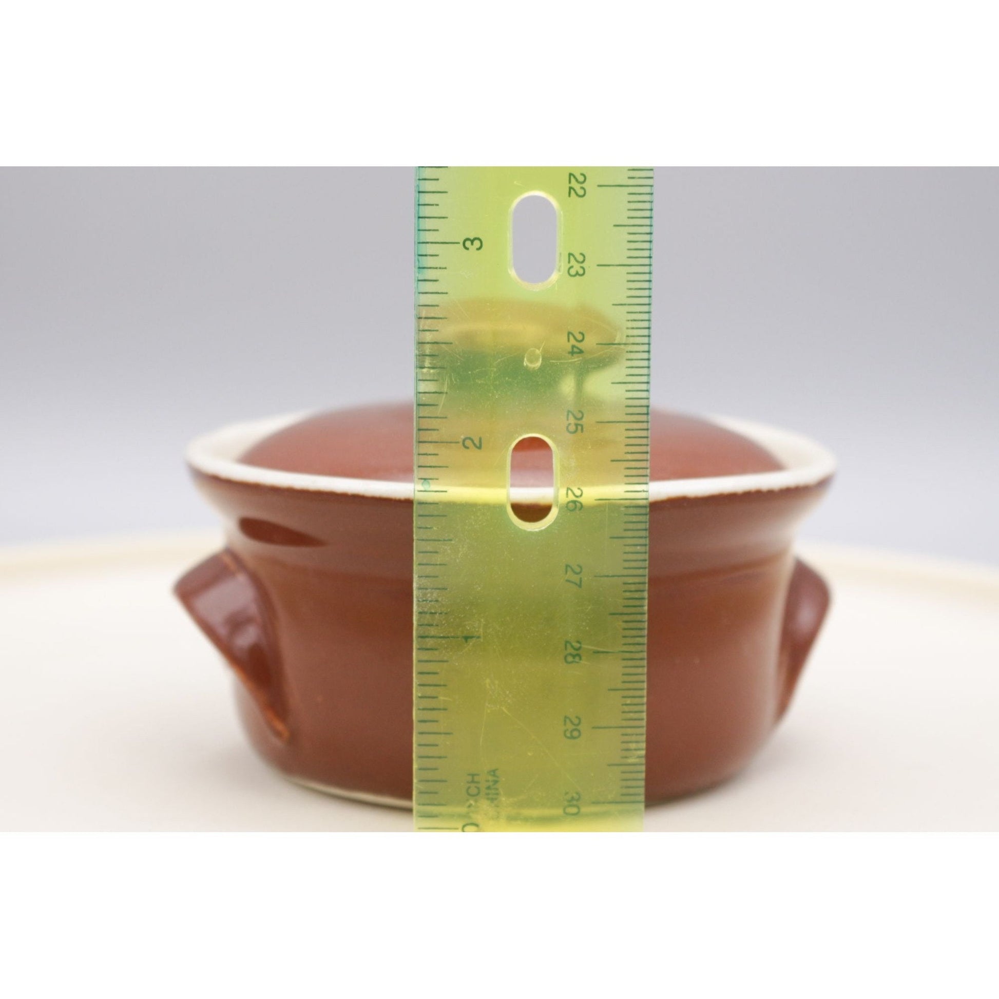 Vintage Hall USA Mini Single Serve Crock Casserole Covered Dish
