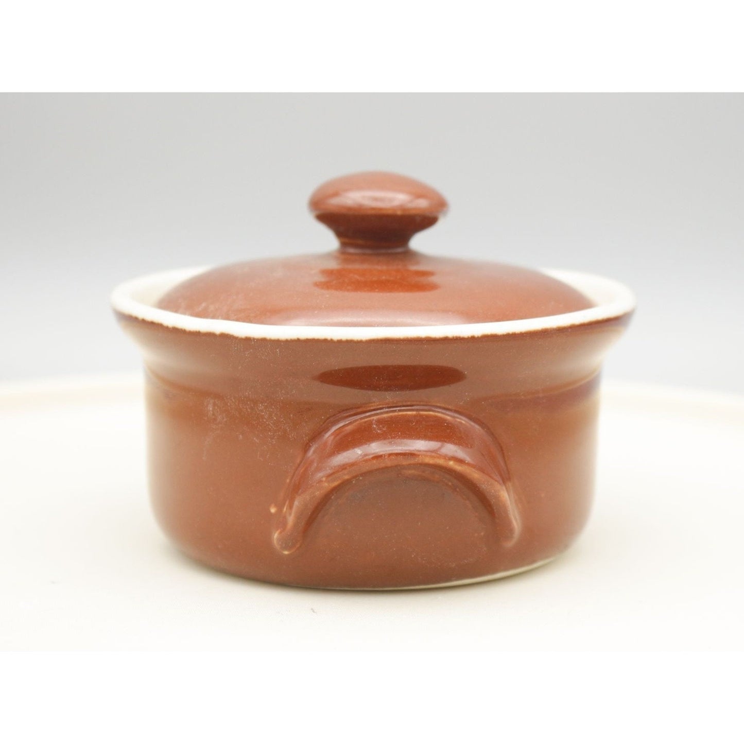 Vintage Hall USA Mini Single Serve Crock Casserole Covered Dish