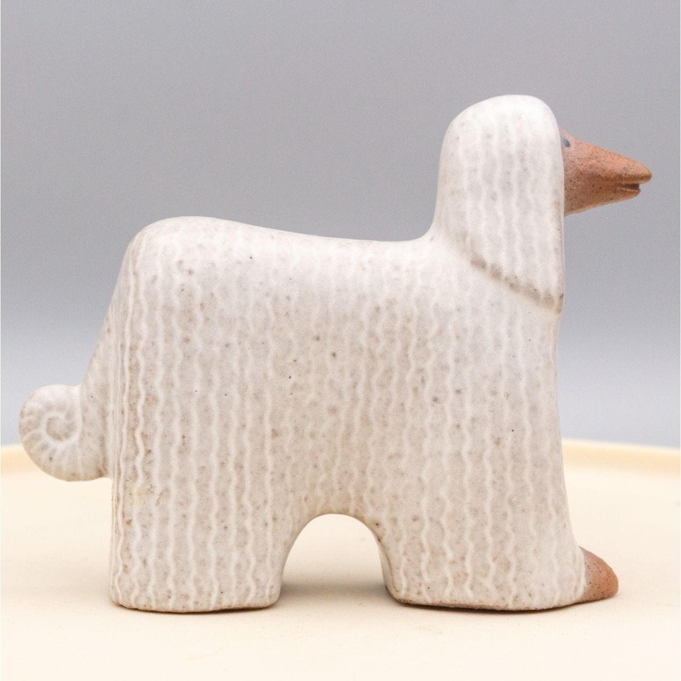 Vintage Afghan Dog Ceramic Figurine Lisa Larson Gustavsberg of Sweden