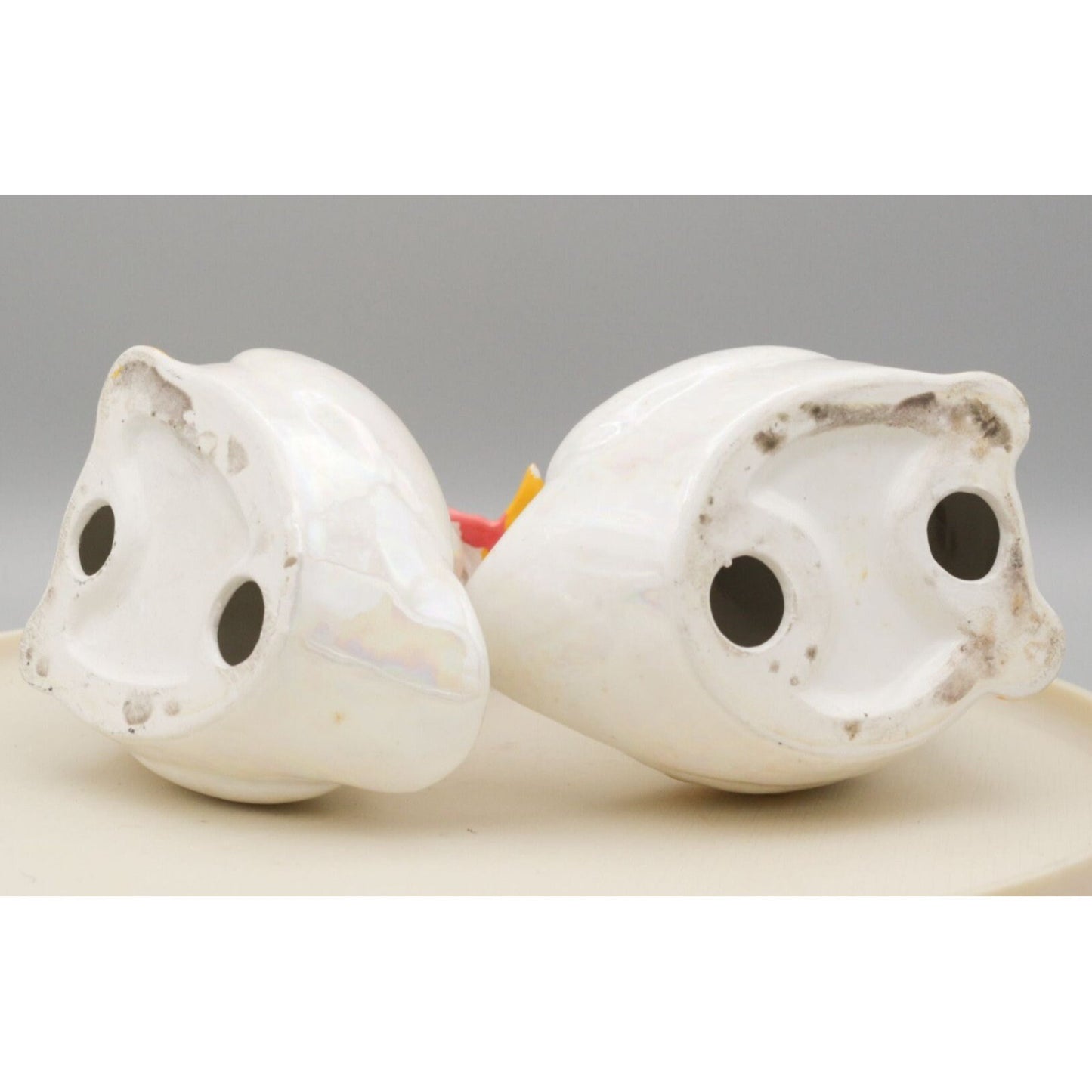 Vintage Ceramic Geese Couple Figurines Set of 2