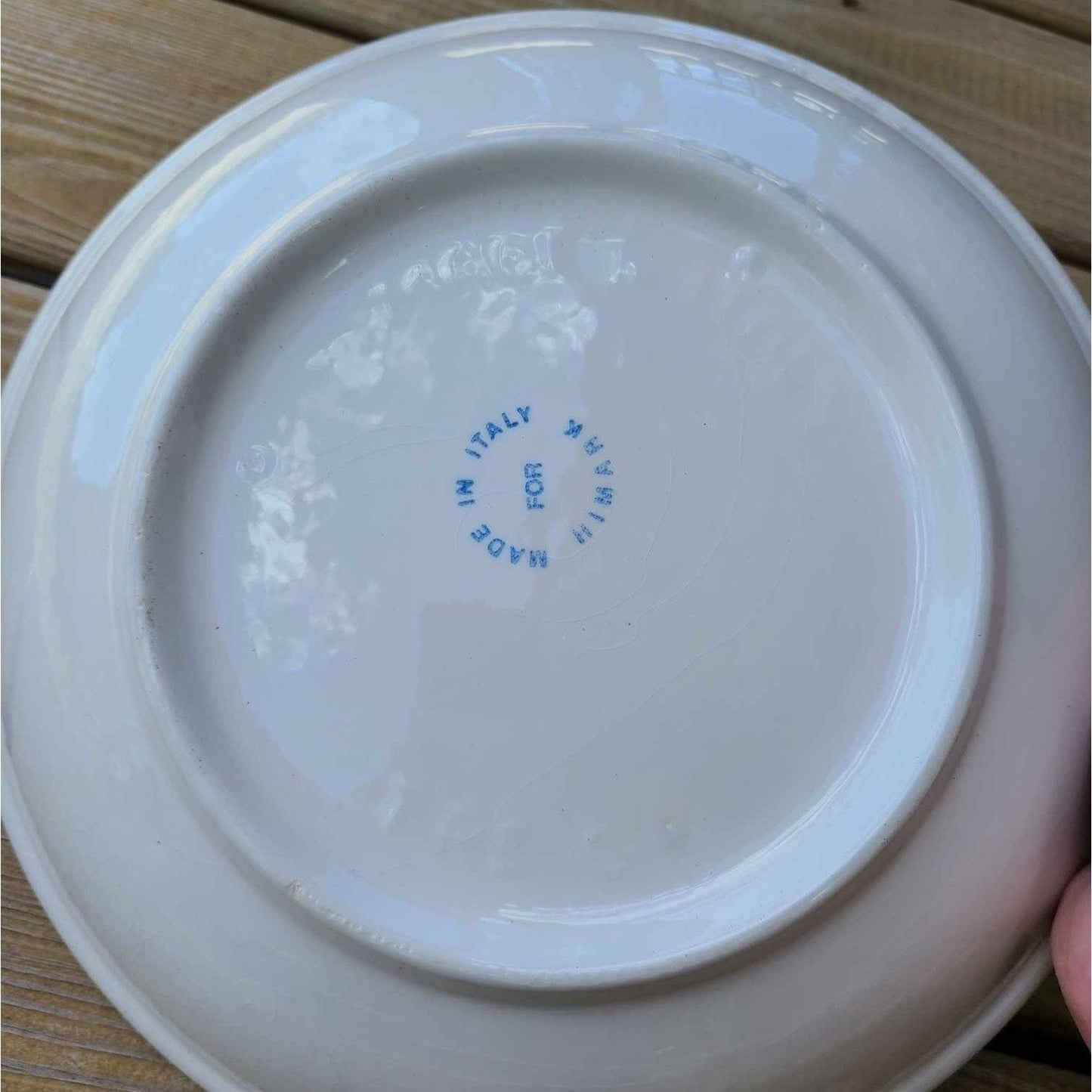 Vintage Tre Ci Himark Ceramic Pasta Serving Bowl 11" Italy Le Colline Toscane