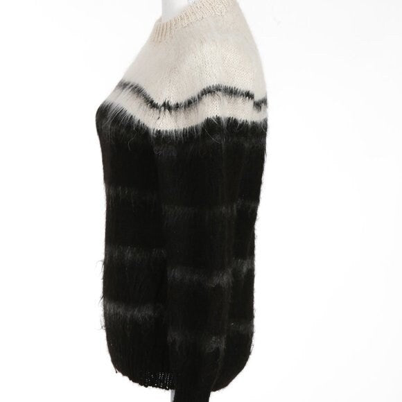Vintage Handmade Alpaca hair Sweater Lapaz Bolivia 1980 folk Art Authentic South American
