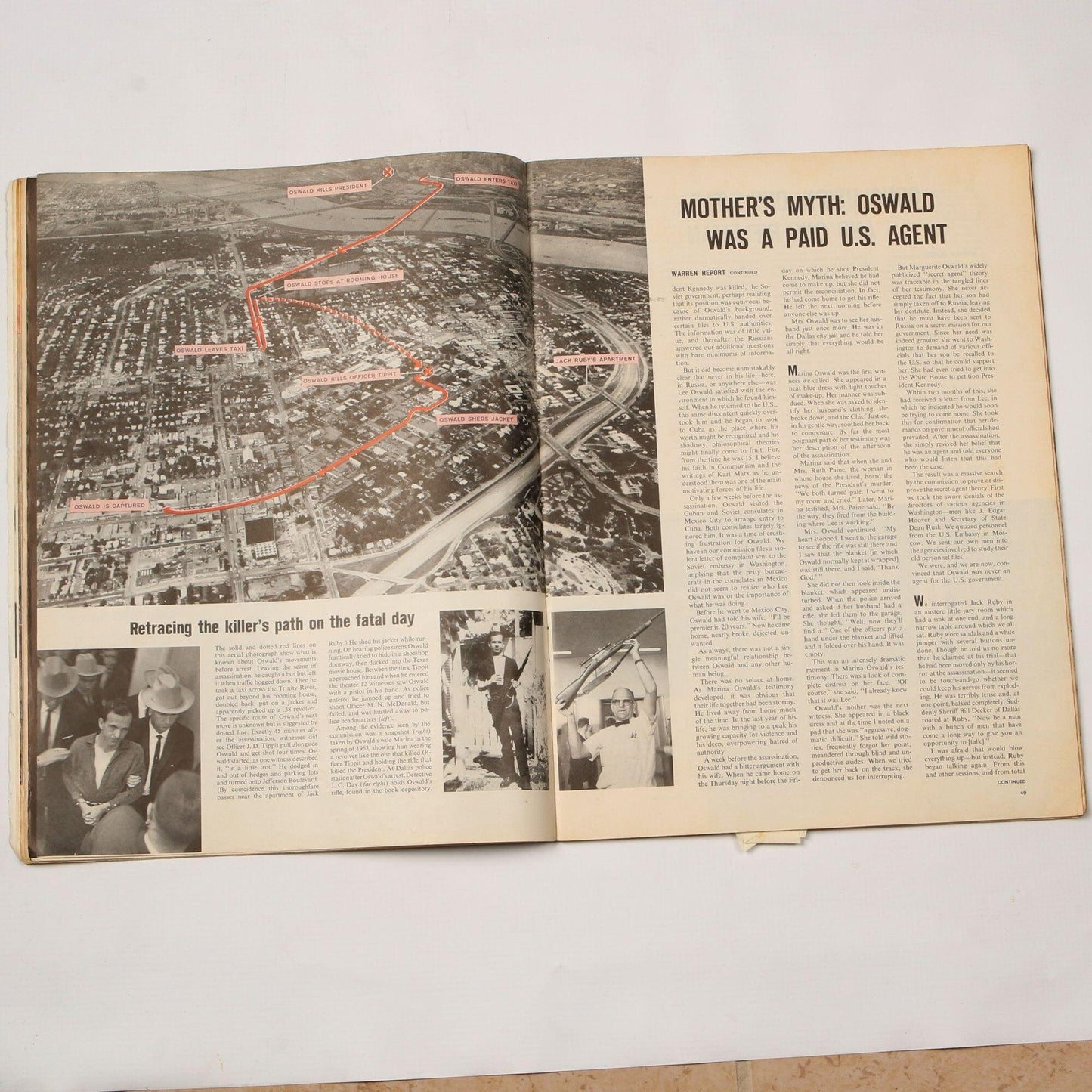 Vintage Magazine October 1964 Life: The Warren Report John Kennedy