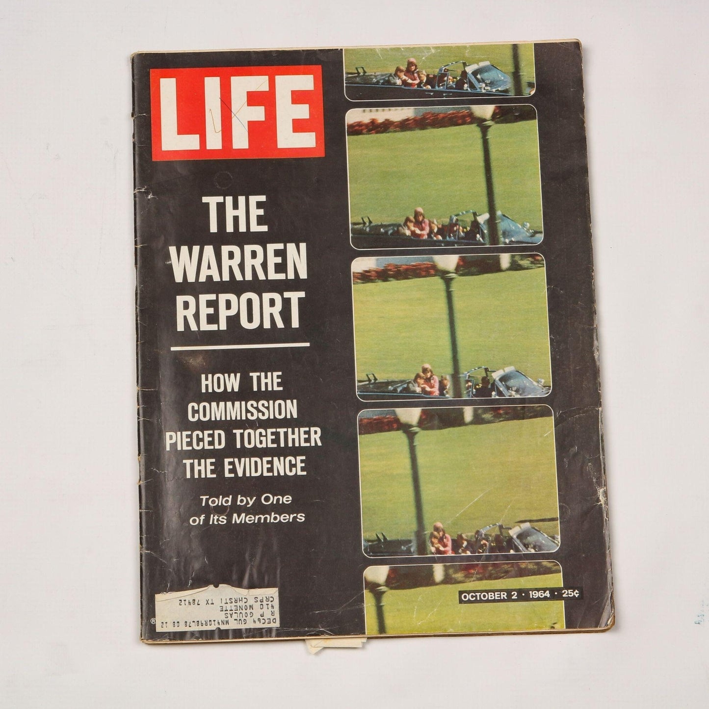 Vintage Magazine October 1964 Life: The Warren Report John Kennedy