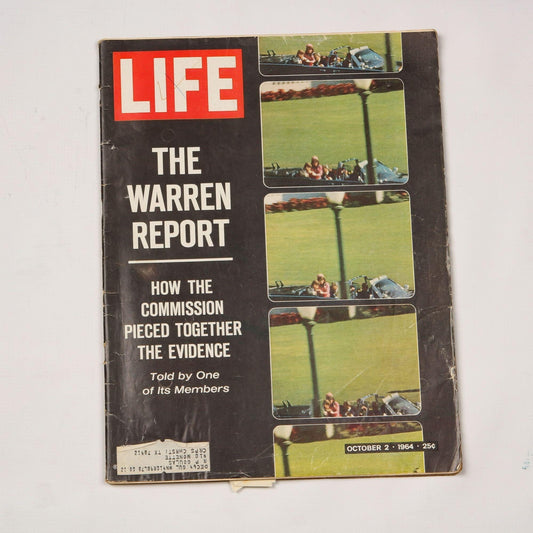 Vintage Magazine October 1964 Life: The Warren Report John Kennedy