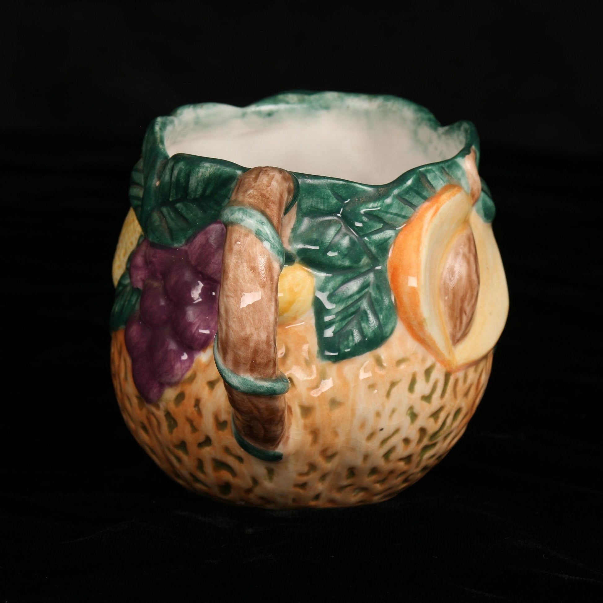 Vintage 1995 Fitz and Floyd Cantaloupe Ceramic Mug