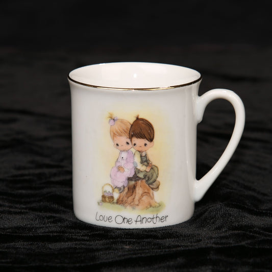 Vintage 1978 Enesco Precious Moments Ceramic Espresso Cup "Love One Another"