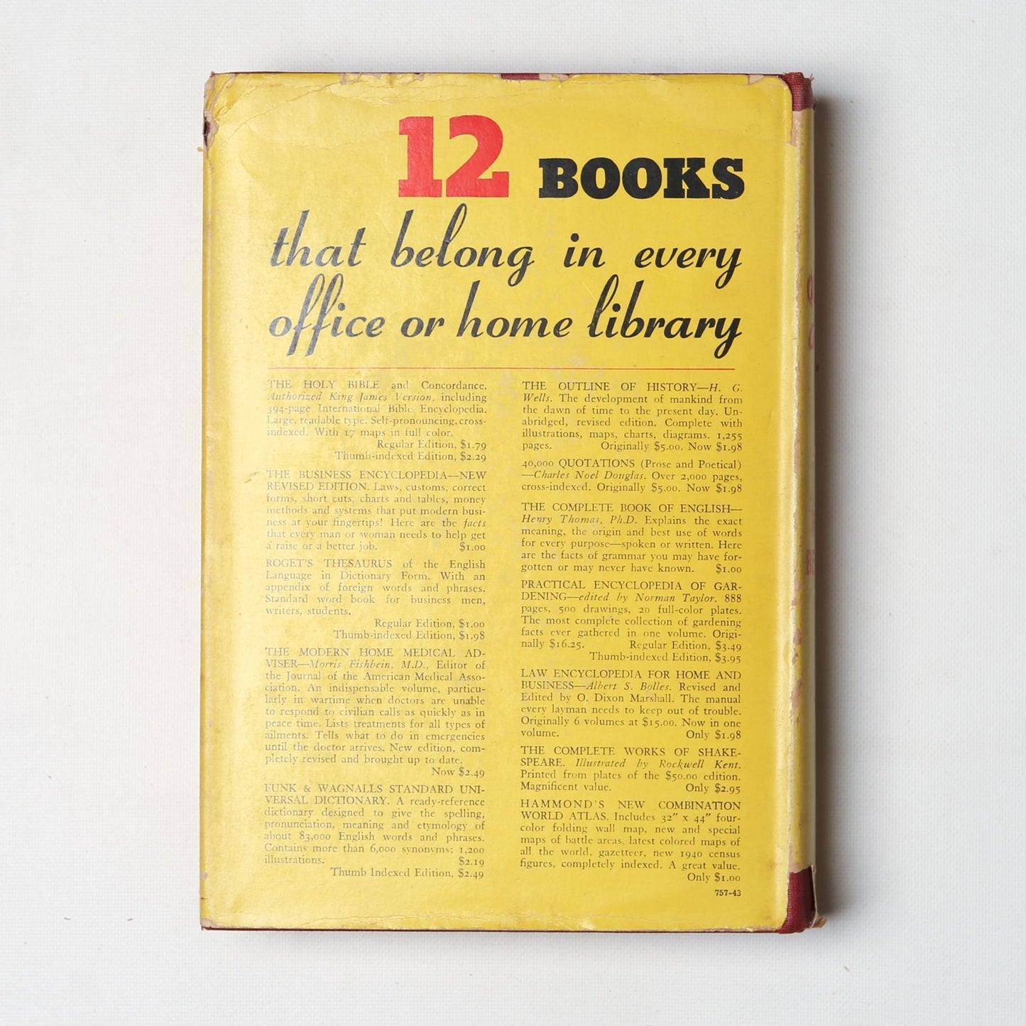 Vintage 1940 Book My Ten Years in a Quandary and How They Grew by Robert Benchley