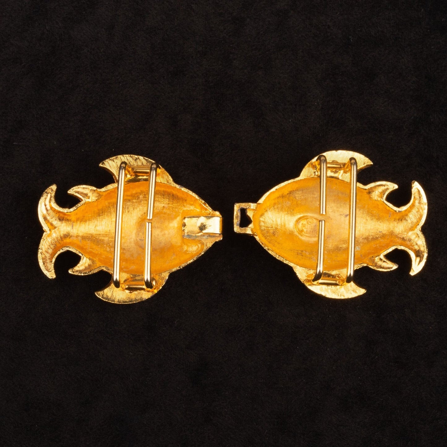 Vintage RARE Dotty Smith Fish Belt Buckle Gold Toned