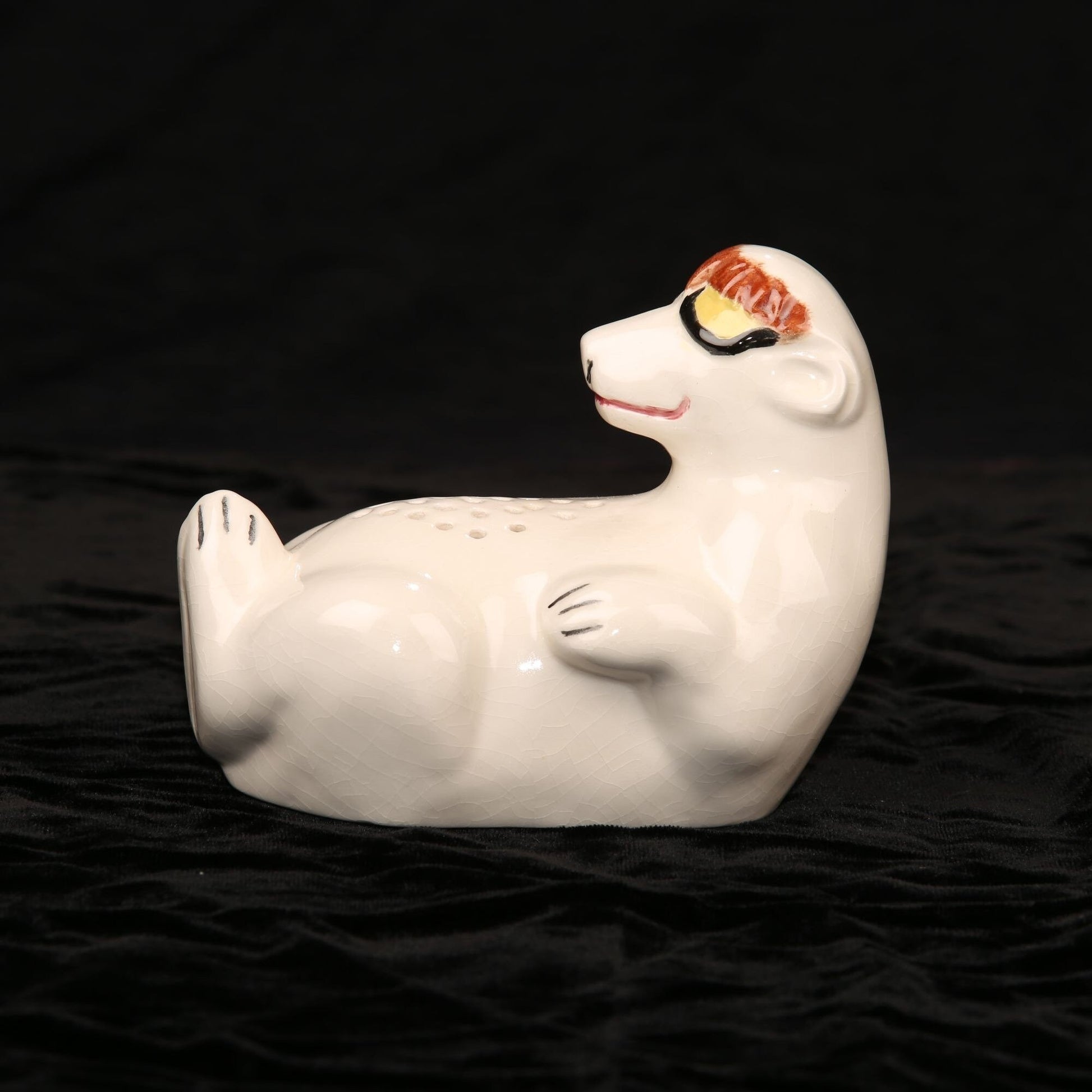Vintage Ceramic Polar Bear Fridge Freshener