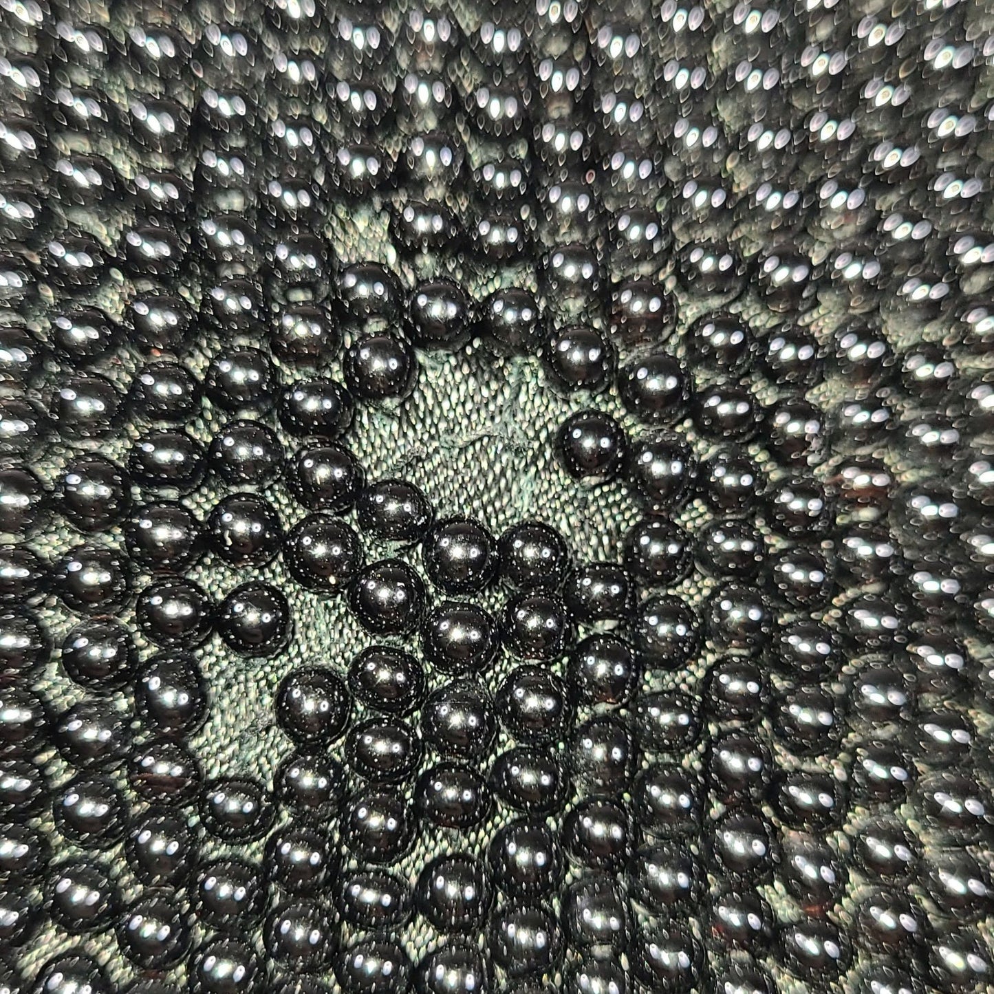 Vintage Hand Beaded Glass Bead Evening Purse