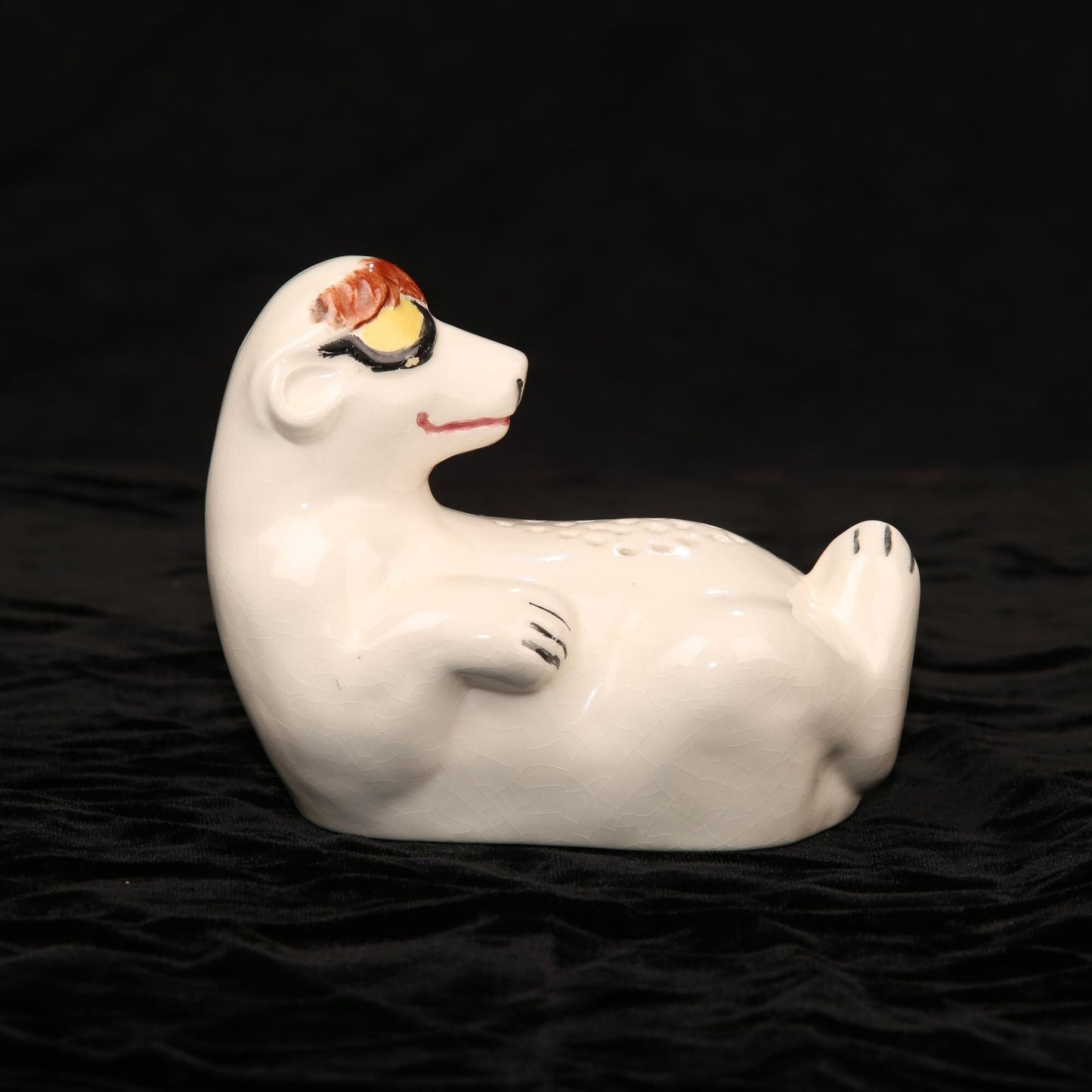 Vintage Ceramic Polar Bear Fridge Freshener