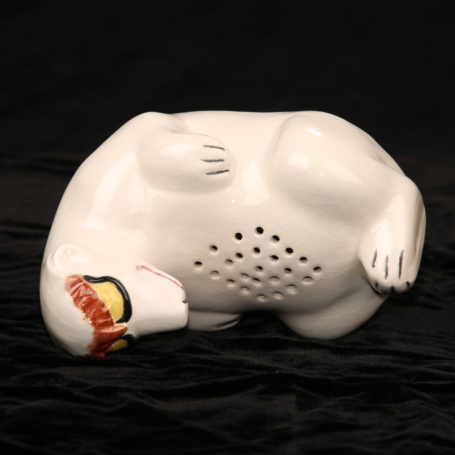Vintage Ceramic Polar Bear Fridge Freshener