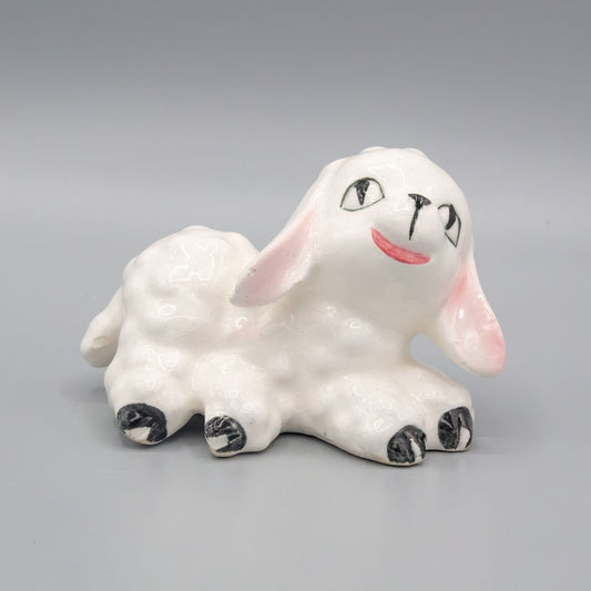 Vintage Made in Japan Lamb Ceramic Salt/Pepper Shaker (One only)