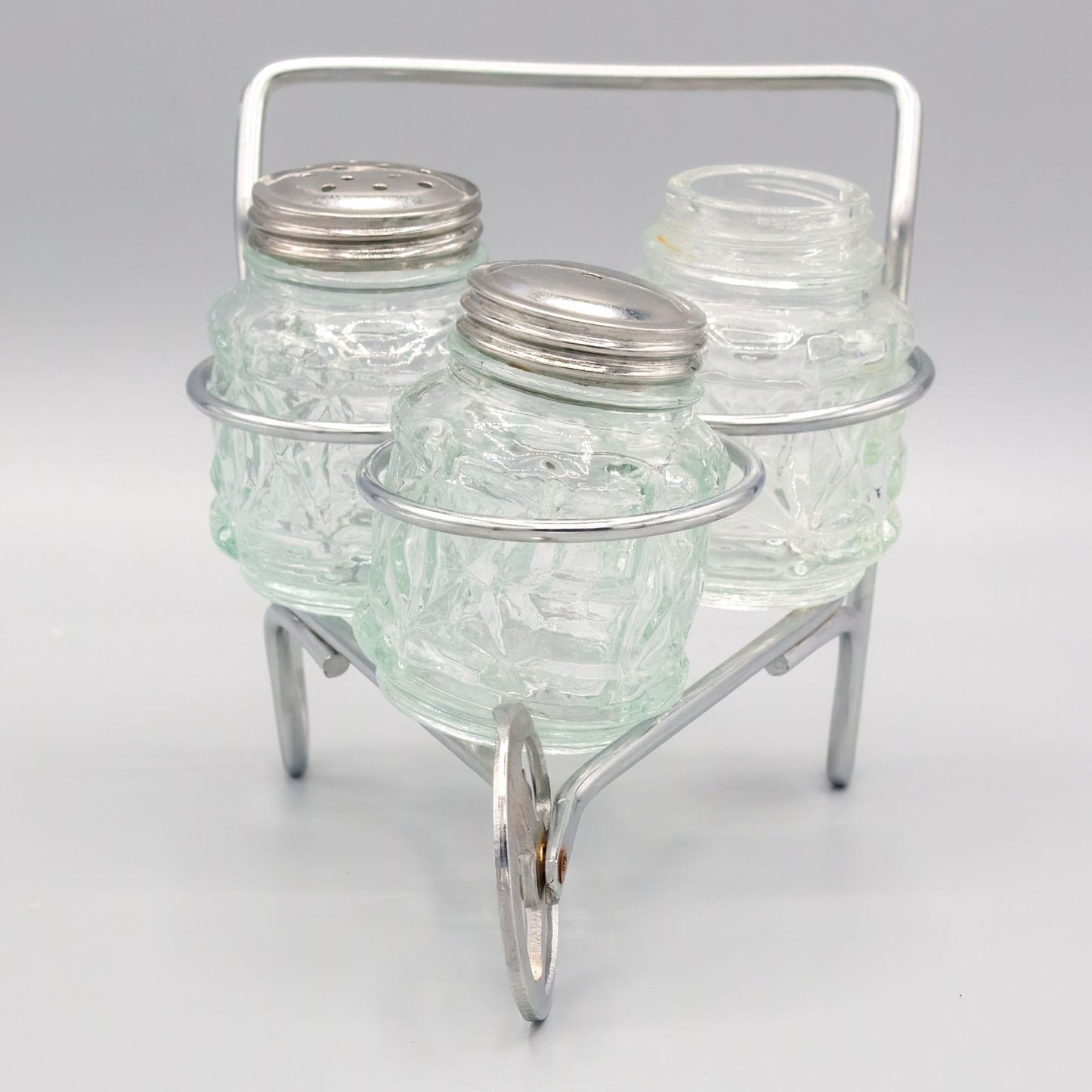Vintage Salt and Pepper Shaker Set in Wheelbarrow