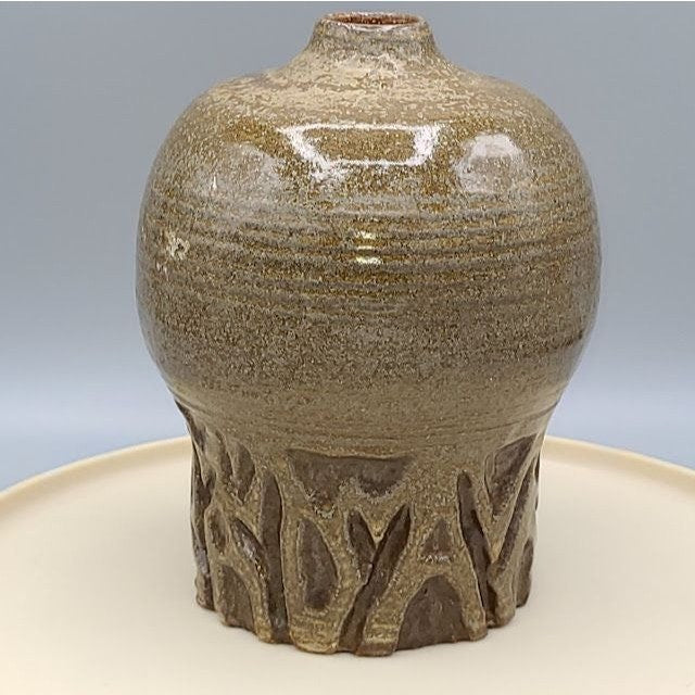 Vintage 1976 Studio Pottery Marked "Larry"