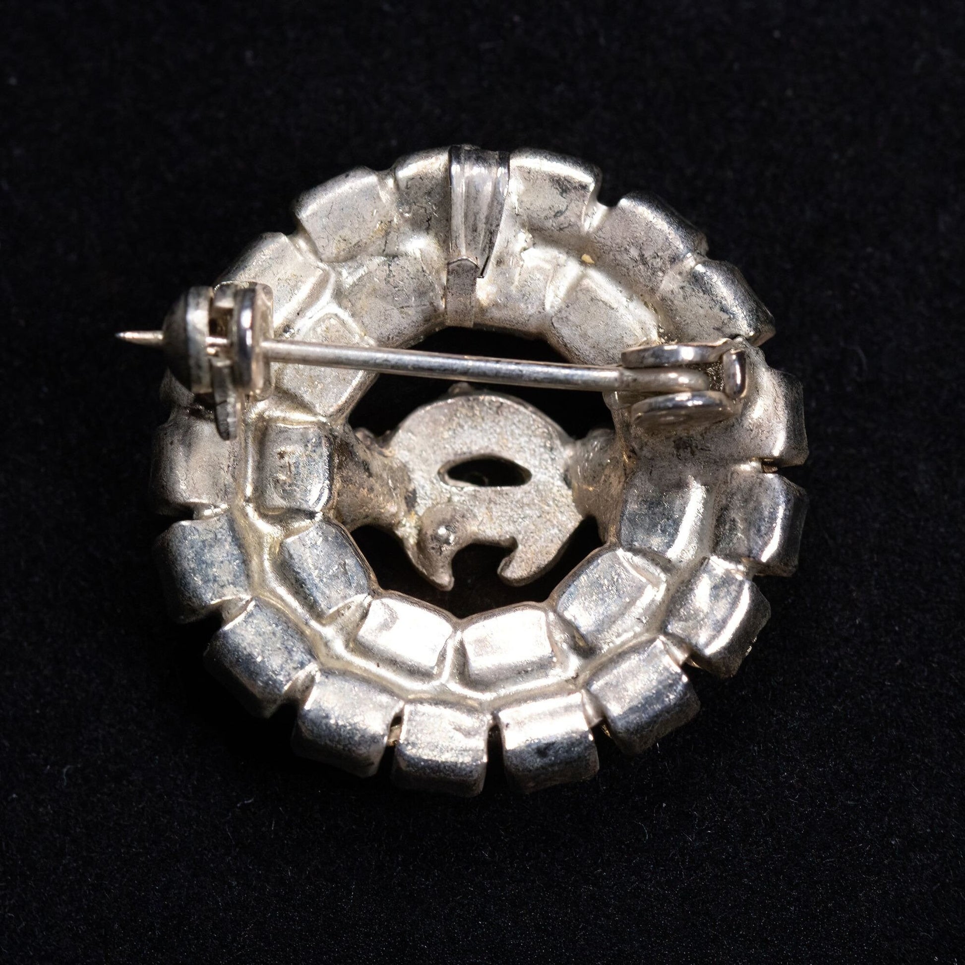 Vintage Shriner Scimitar Rhinestone Brooch