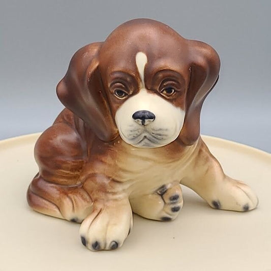 Vintage Mexican Ceramics Hound Puppy Figurine 1988