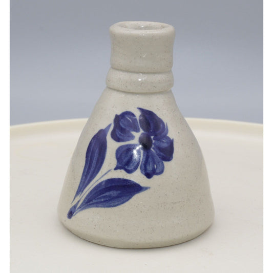 Vintage Williamsburg Pottery Salt Glazed Bud Vase Hand Made