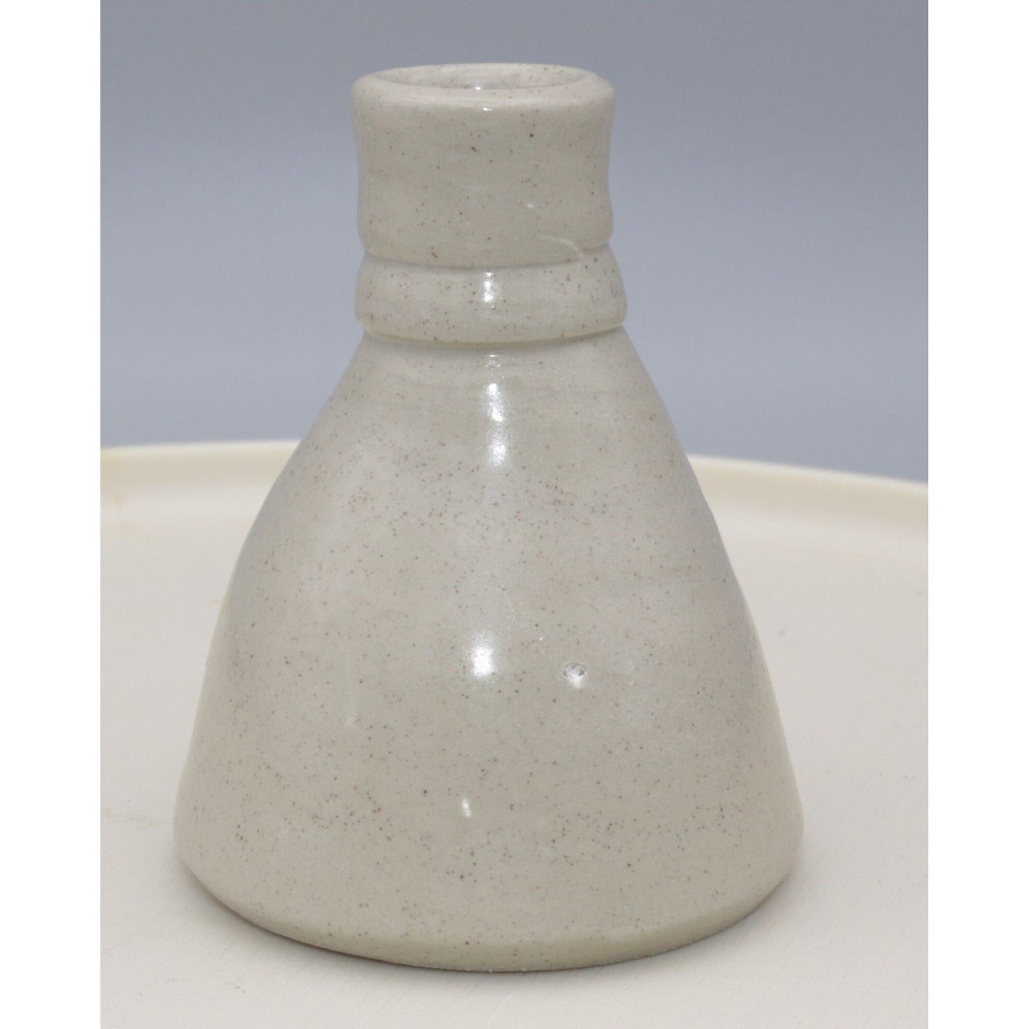 Vintage Williamsburg Pottery Salt Glazed Bud Vase Hand Made
