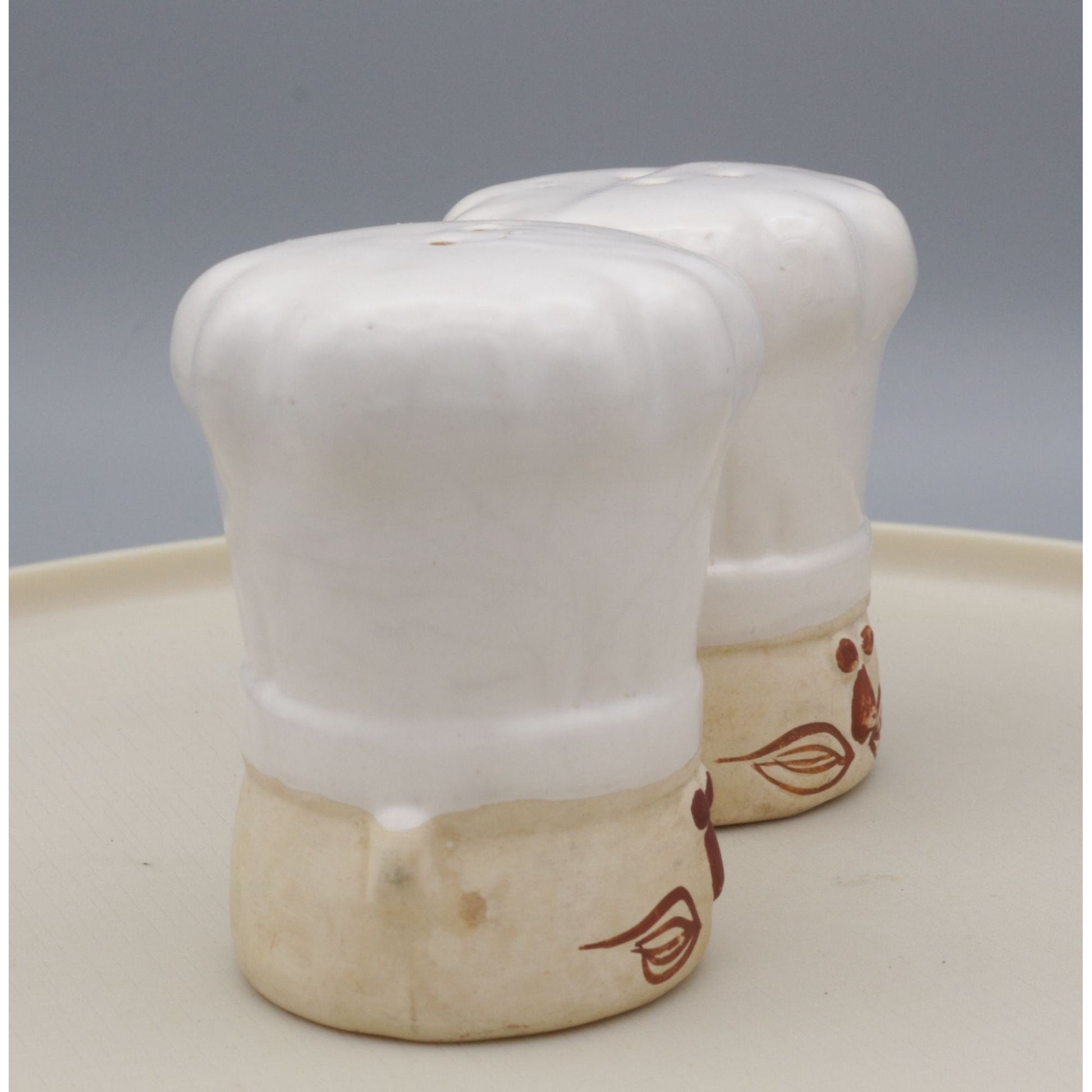 Vintage Ceramic Chef Salt and Pepper Shaker Set