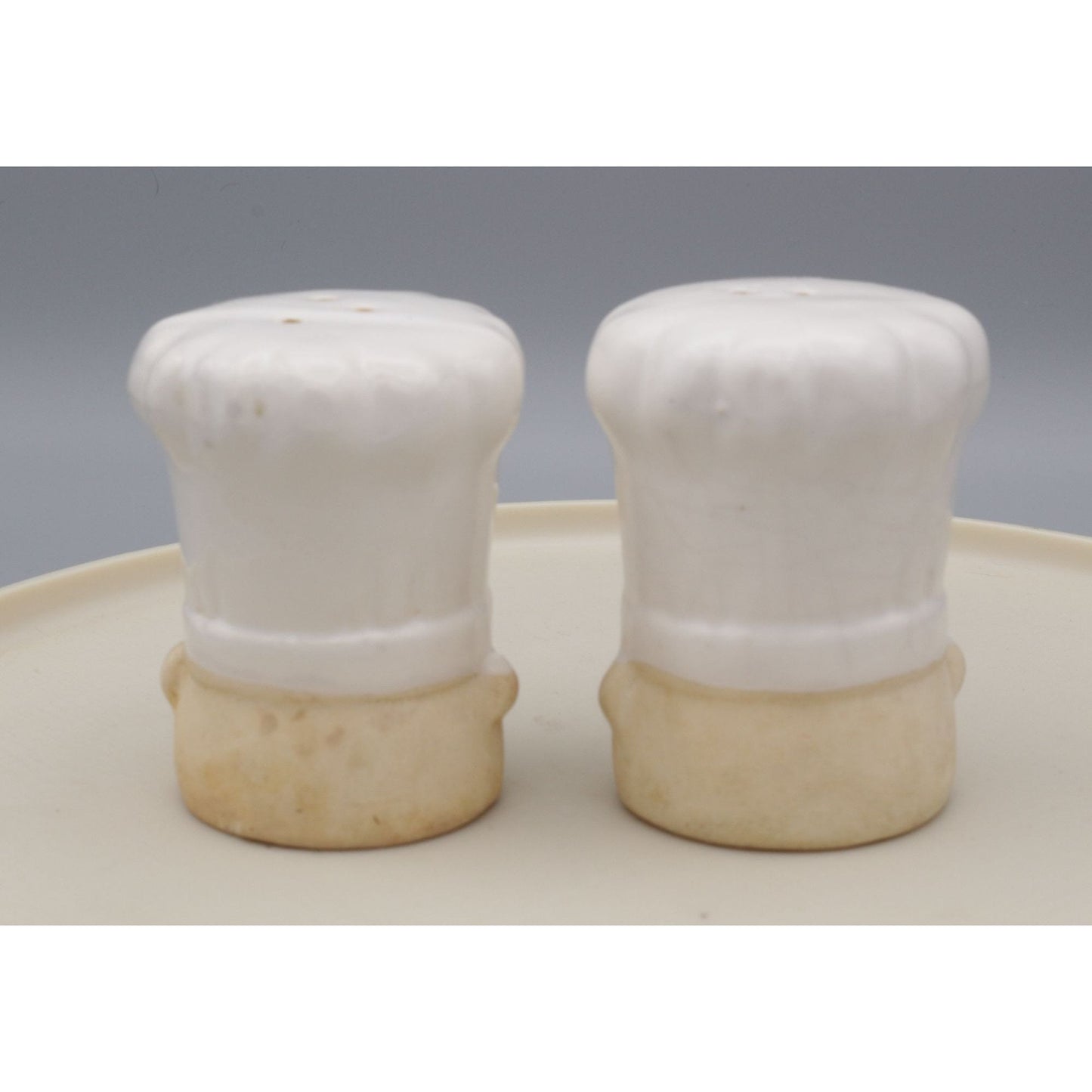 Vintage Ceramic Chef Salt and Pepper Shaker Set