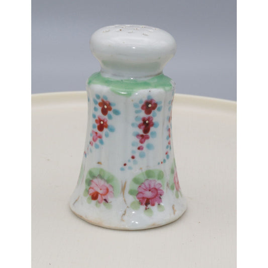 Vintage Hand Painted Ceramic Salt Shaker Floral